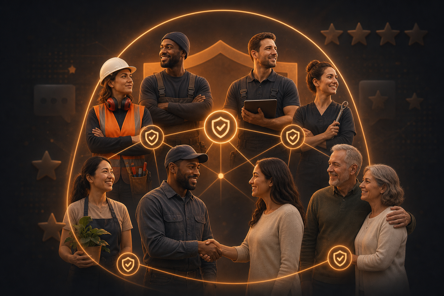 Community trust and verified connections